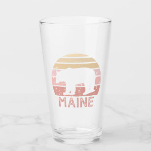 Maine Bear Glass