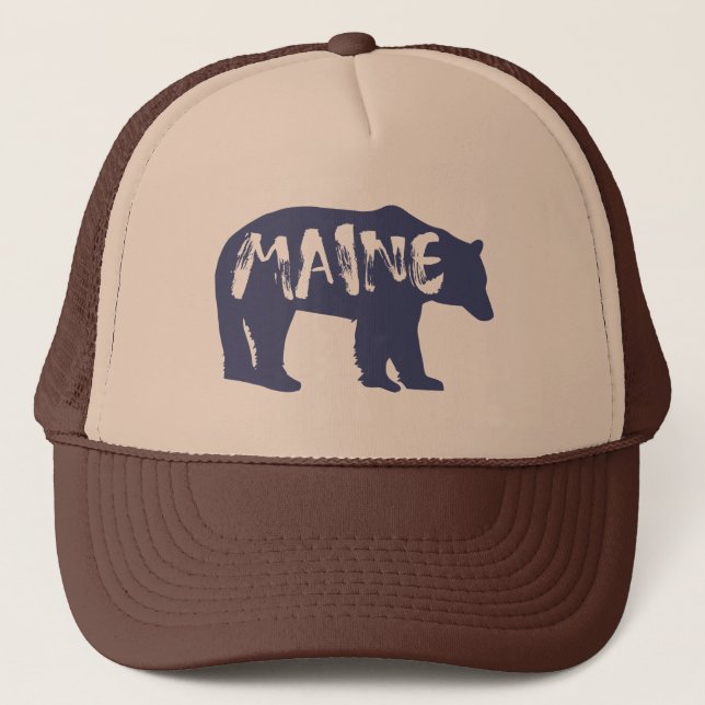 Maine Bear Trucker Hat (Front)
