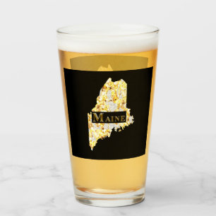 MAINE BEER GLASS