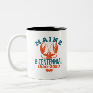 Maine Bicentennial 1820-2020 Two-Tone Coffee Mug