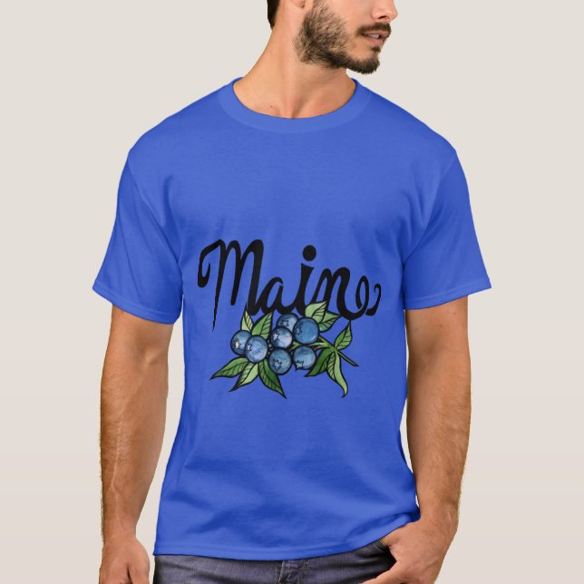 Maine Blueberries 1 T-Shirt (Front)
