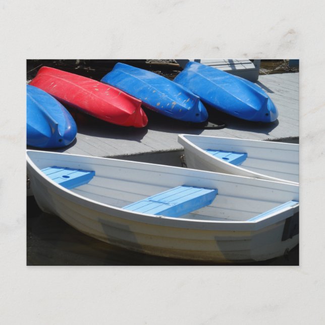 Maine Boats Postcard (Front)