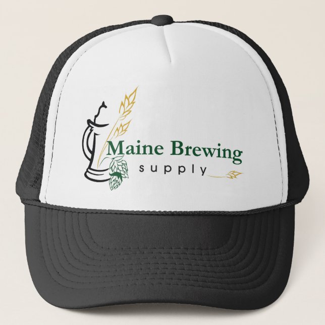 Maine Brewing Supply - logo trucker hat (Front)