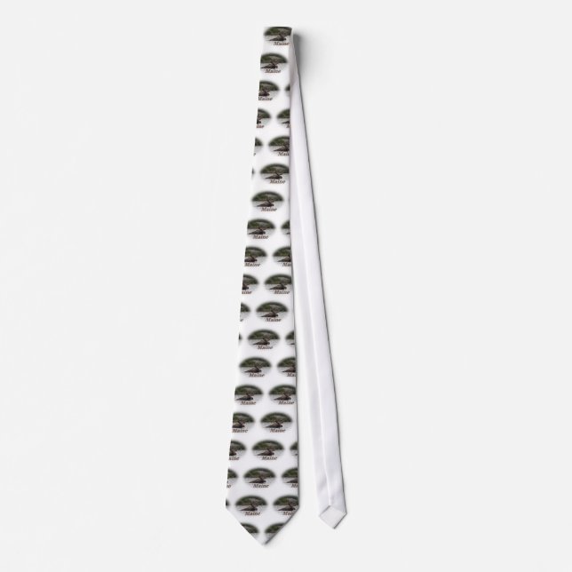 Maine Bull Moose Tie (Front)