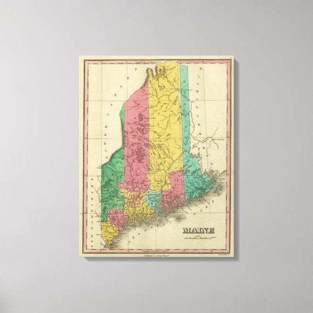 Maine Canvas Print (Front)