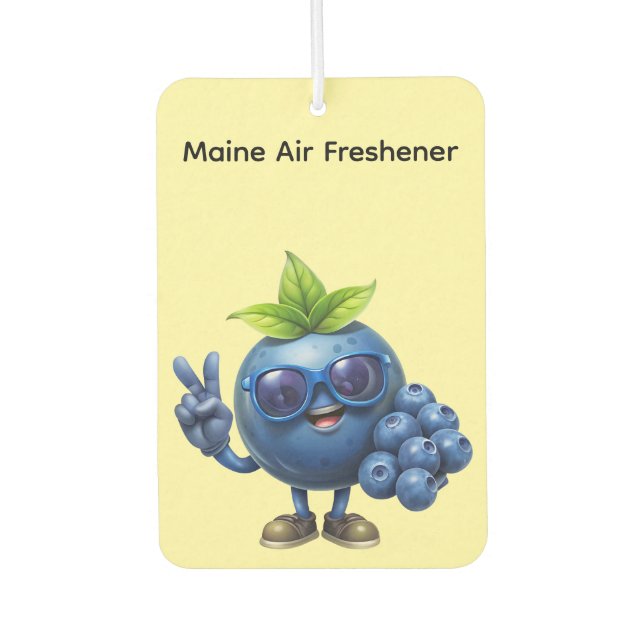 Maine Car Air Freshener (Front)
