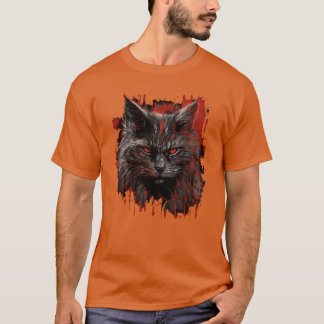 Maine Cat horror gift T-Shirt