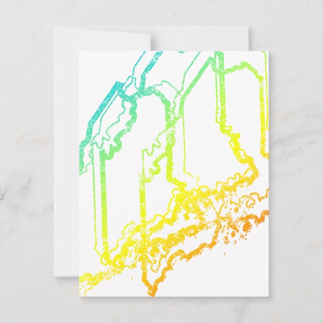 maine chill blur invitation (Front)