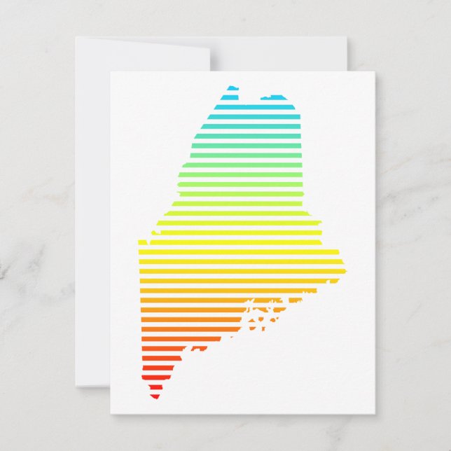maine chill fade invitation (Front)