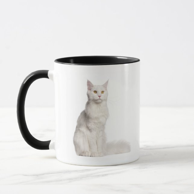 Maine Coon (8 months old) sitting Mug (Left)