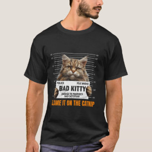 Maine Coon BLAME IT ON THE CATNIP Funny Maine Coon T-Shirt