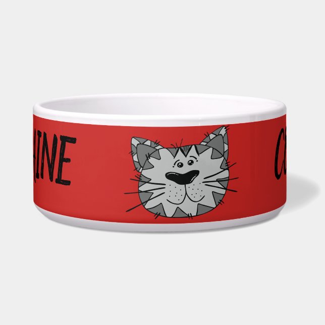 MAINE COON CAT BOWL (Front)