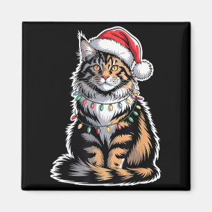 Maine Coon Cat Christmas Xmas Kitten Kitty Lover M Magnet