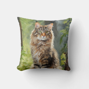 Maine Coon cat Cushion