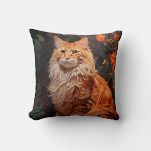 Maine Coon cat Cushion