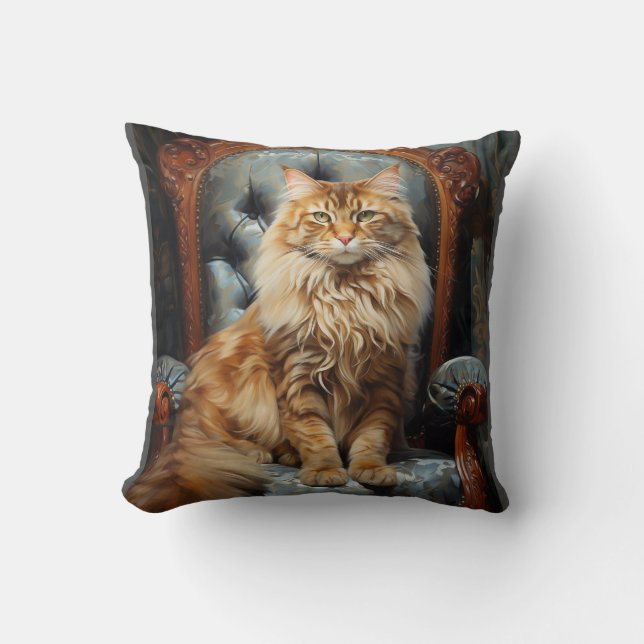 Maine Coon cat Cushion (Front)