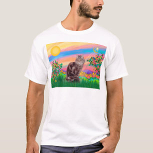 Maine Coon Cat  - Day Star T-Shirt