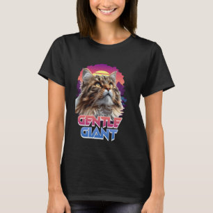 Maine Coon Cat GENTLE GIANT Funny Main Coon Vintag T-Shirt