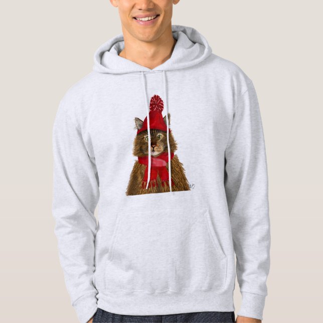 Maine Coon Cat Hoodie (Front)