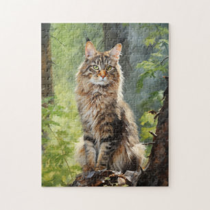 Maine Coon cat Jigsaw Puzzle