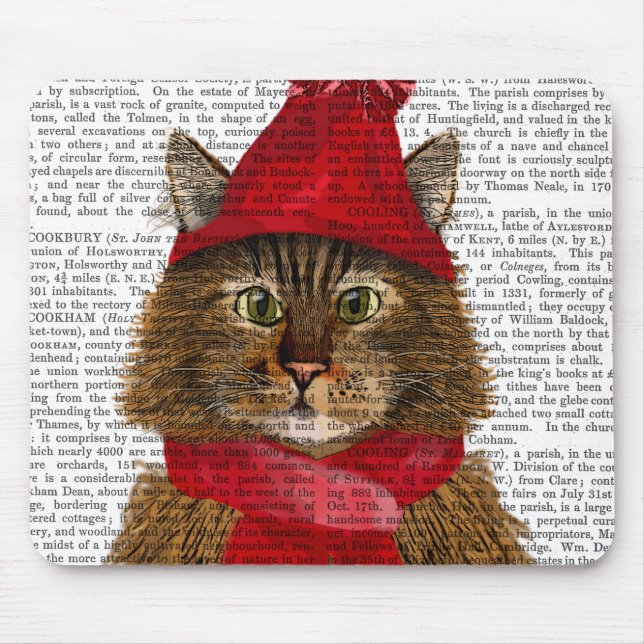 Maine Coon Cat Mouse Mat (Front)