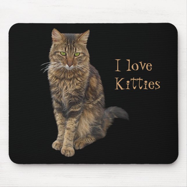 Maine Coon Cat Mouse Mat (Front)