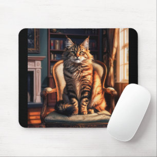 Maine Coon Cat Mouse Mat