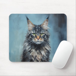 Maine Coon cat Mouse Mat