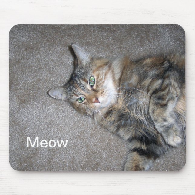 Maine Coon Cat Mouse Pad (Front)