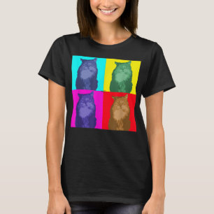 Maine Coon Cat Pop Art t-shirt