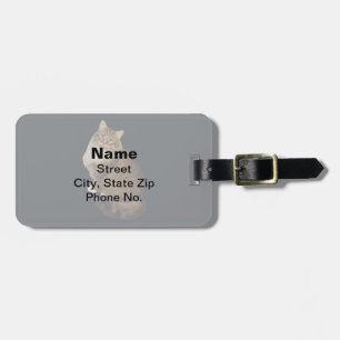Maine Coon Cat Portrait Luggage Tag