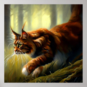 Maine Coon Cat  Poster