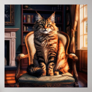 Maine Coon Cat  Poster
