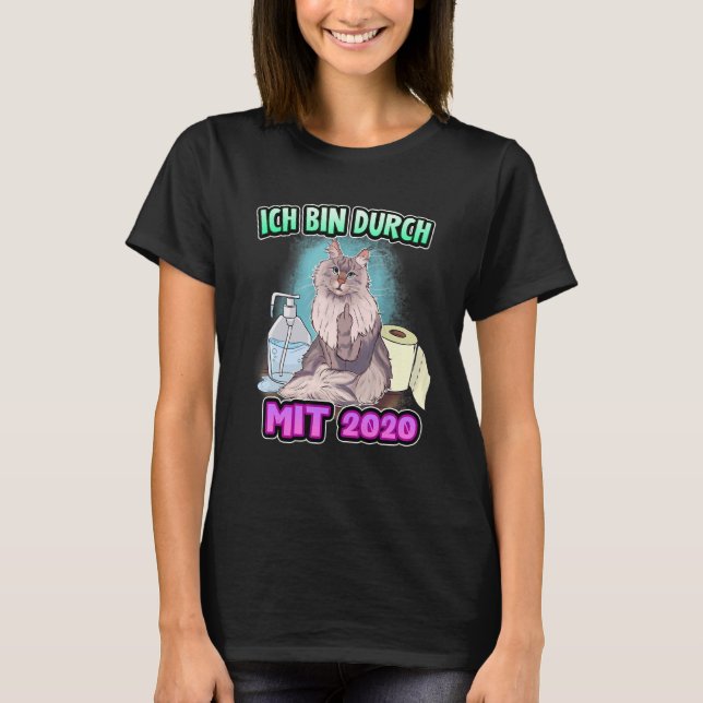 Maine Coon Cat Sayings Toilet Paper  Humour T-Shirt (Front)