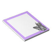 Maine Coon Cat - Silver Grey Tabby Notepad (Angled)