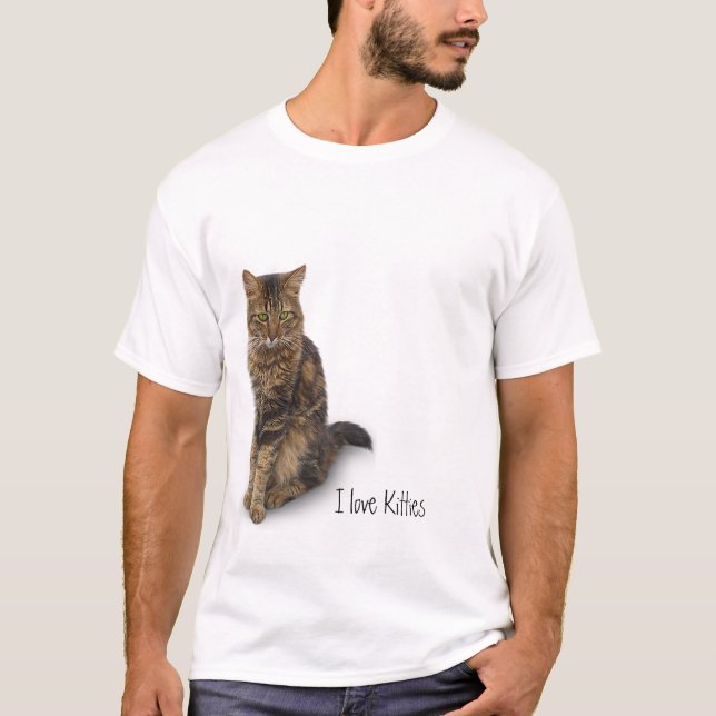 Maine Coon Cat T-Shirt (Front)