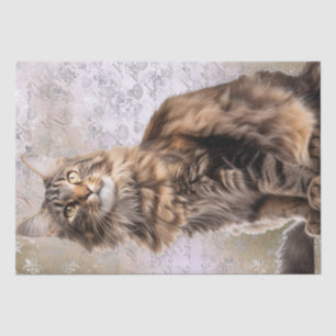 Maine Coon Cat Tissue Paper