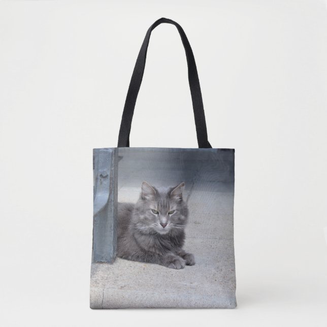 Maine Coon Cat Tote Bag (Front)