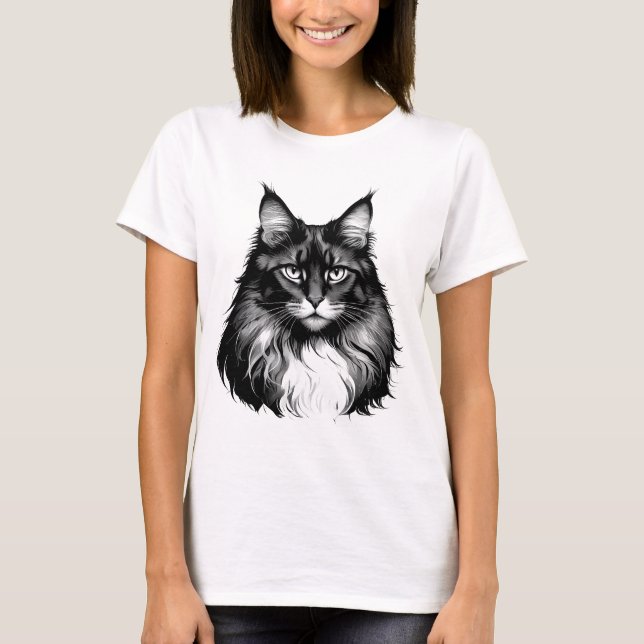 Maine Coon Cat Women's T-Shirt (Front)