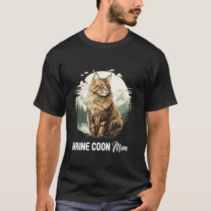 Maine Coon Cats Cat Kitten Maine Coon Mum Long Sle T-Shirt
