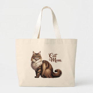 Maine Coon Empire Cat Mum Tote Bag I