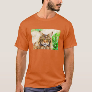 Maine Coon Face Graphic T-Shirt
