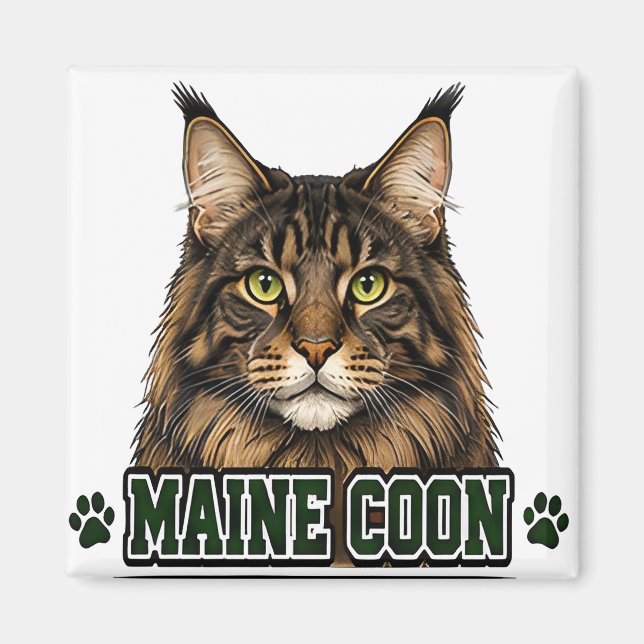 🐾 Maine Coon Lover 🐾 Magnet (Front)