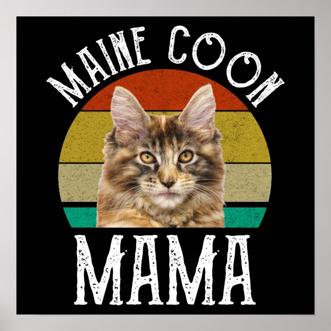 Maine Coon Mama Poster (Front)