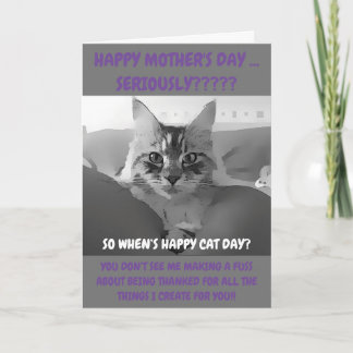Maine Coon Mother’s Day Card