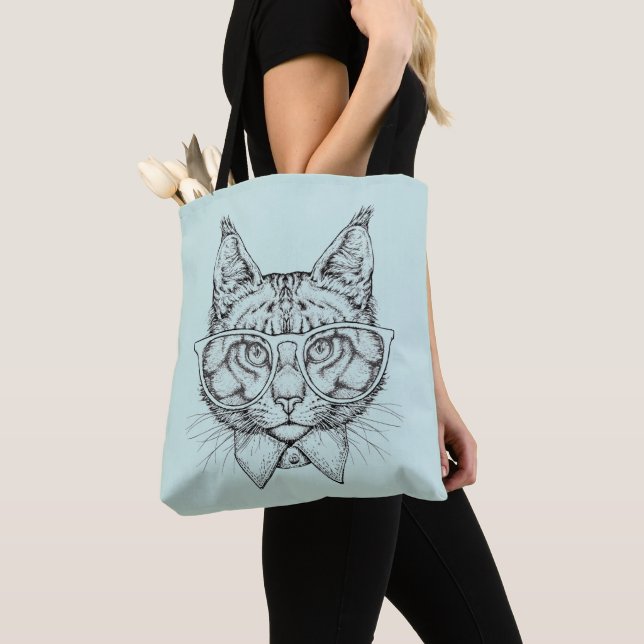 Maine Coon Portrait Tote Bag (Close Up)
