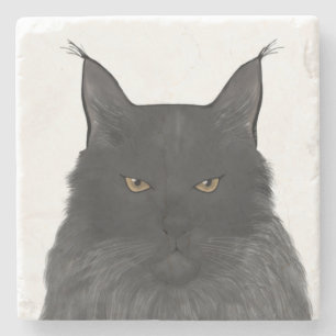 Maine Coon Stone Coaster