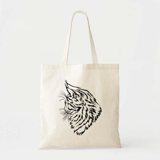 Maine Coon Tycoon Tote Bag (Front)