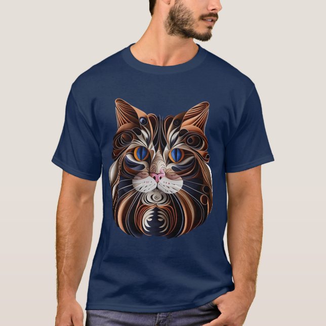 Maine Coone The Paper Collection T-Shirt (Front)
