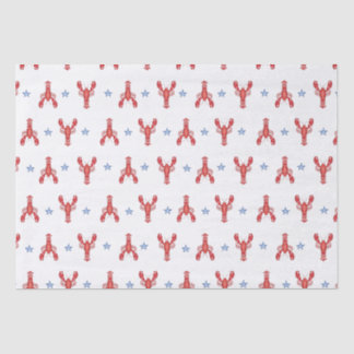 Maine Event Lobster Preppy Seaside Coastal Tissue Paper